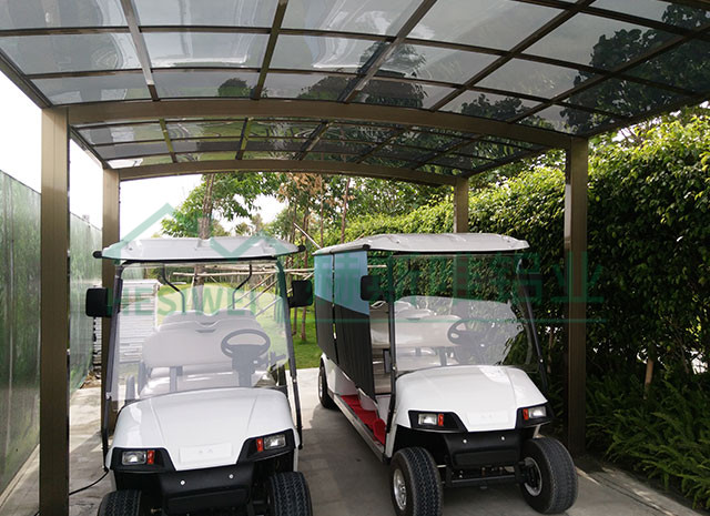 廣東東莞單位小區車棚