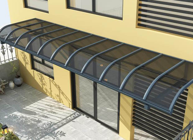 大門窗戶鋁合金雨棚