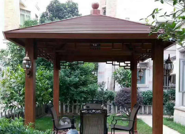 鋁合金六角涼亭