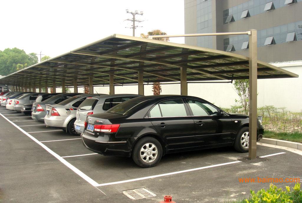 鋁合金車棚的壓條和頂板的安裝方法