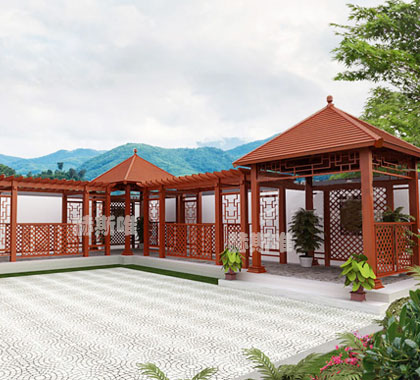 鋁合金涼亭廊架