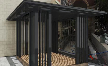 別墅庭院新中式涼亭