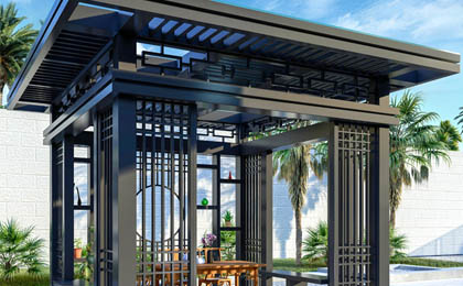 新中式涼亭 戶外