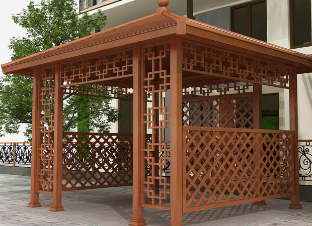 中式涼亭鋁合金
