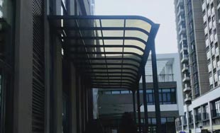 鋁合金雨棚 案例實圖