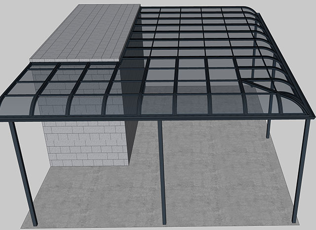 鋁合金車棚廠家